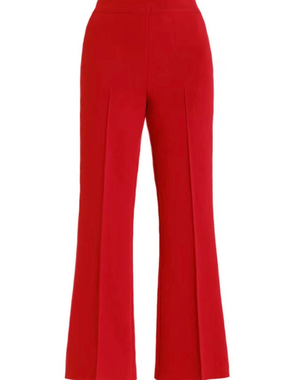 ❤️KHAITE High-Waist Red Flared Pants
